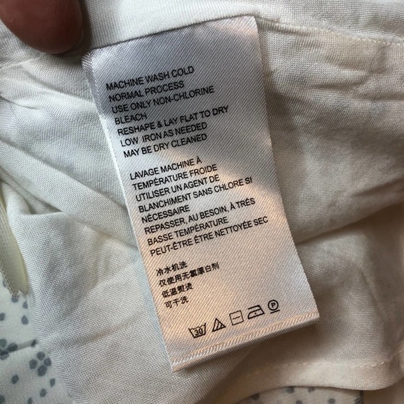 Urban Outfitters Y2K White Mini Skirt with Black Floral Print Mini Skirt, XS - Picture 9 of 11